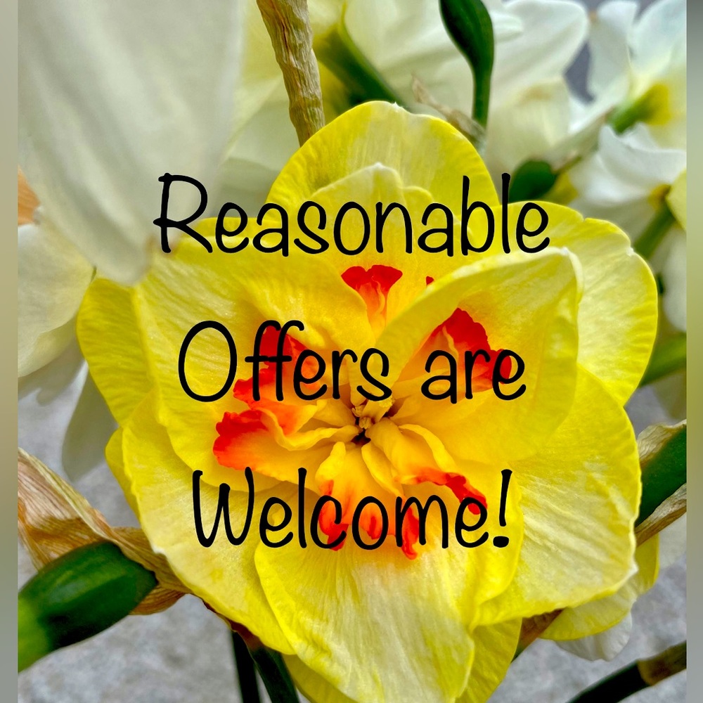 Reasonable Offers are Welcome! Thank you!